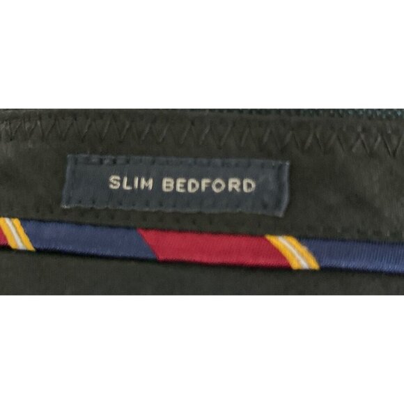 J.Crew Slim Bedford Mens Dress Pants W34 L32 Heather Aqua Blue Wool Blend - Picture 5 of 8